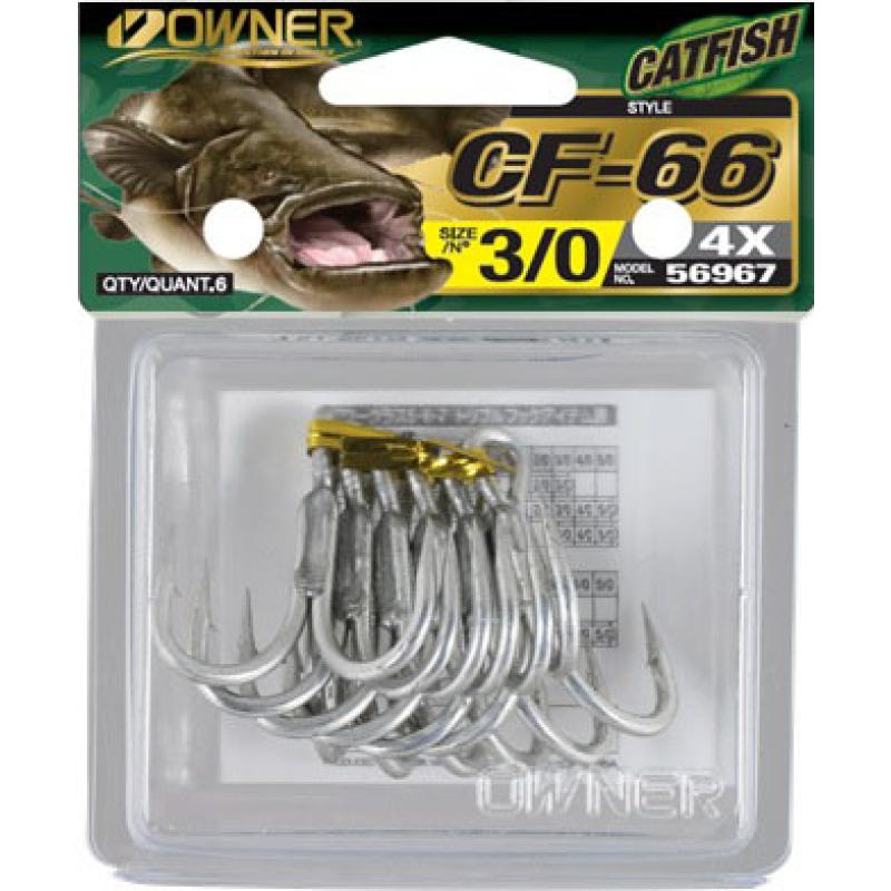 Owner CF-66 Catfish Drilling silber 2/0