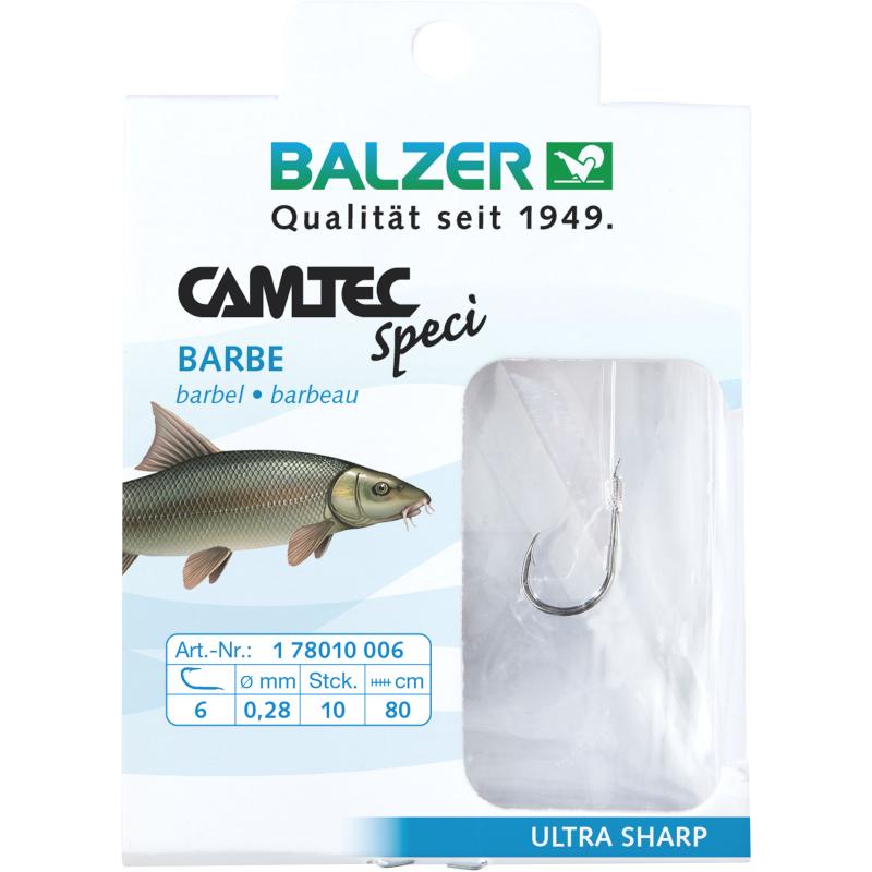 Balzer Camtec Speci Haken Barbe #12 0,22mm