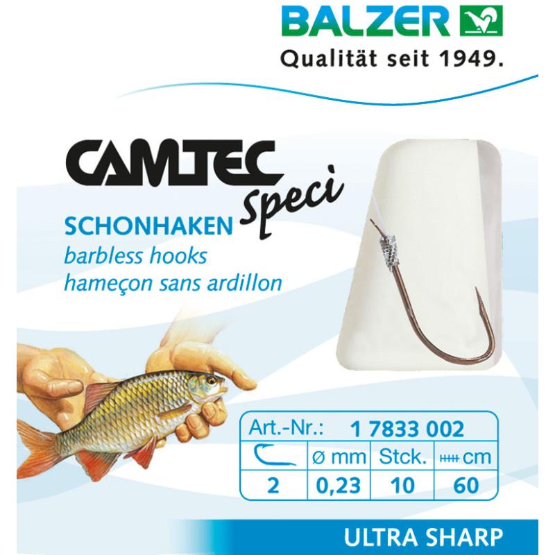 Balzer Camtec Speci Schonhaken silber 60cm #18