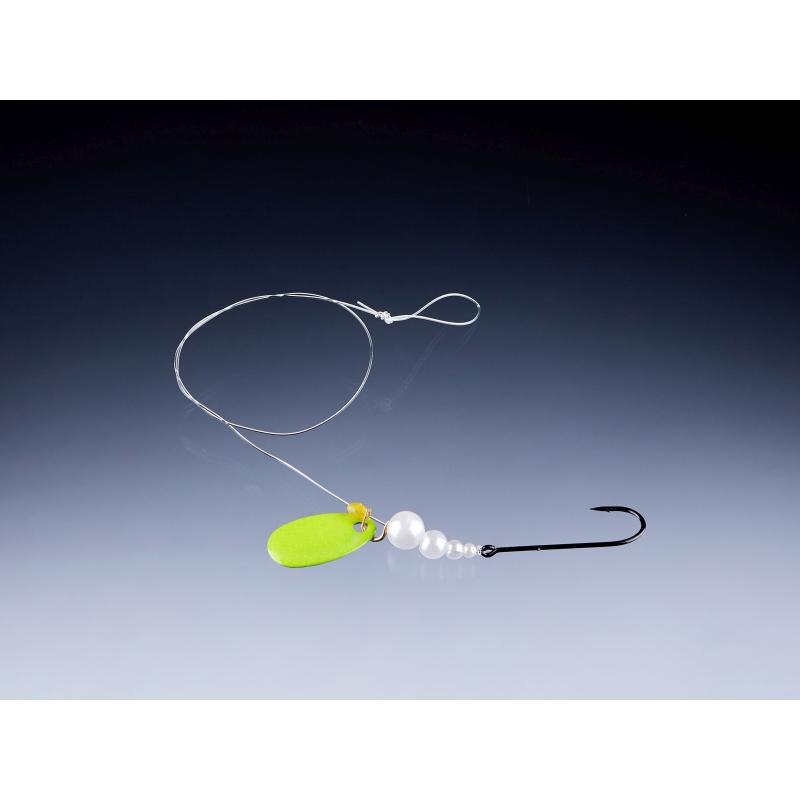 Balzer Plattfischblinker-Vorfach gelb-silber