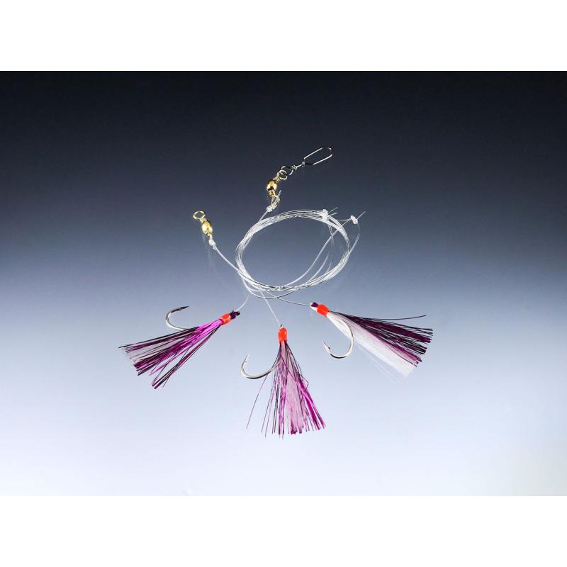 Balzer Makrelenvorfach pink, 1,80m, 0,40/0,60mm, Hakengr&ouml;&szlig;e 1