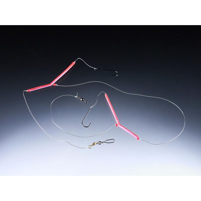 Balzer Naturk&ouml;dersystem Pink Tube, 1m, 0,40/0,60mm, Hakengr&ouml;&szlig;e 1