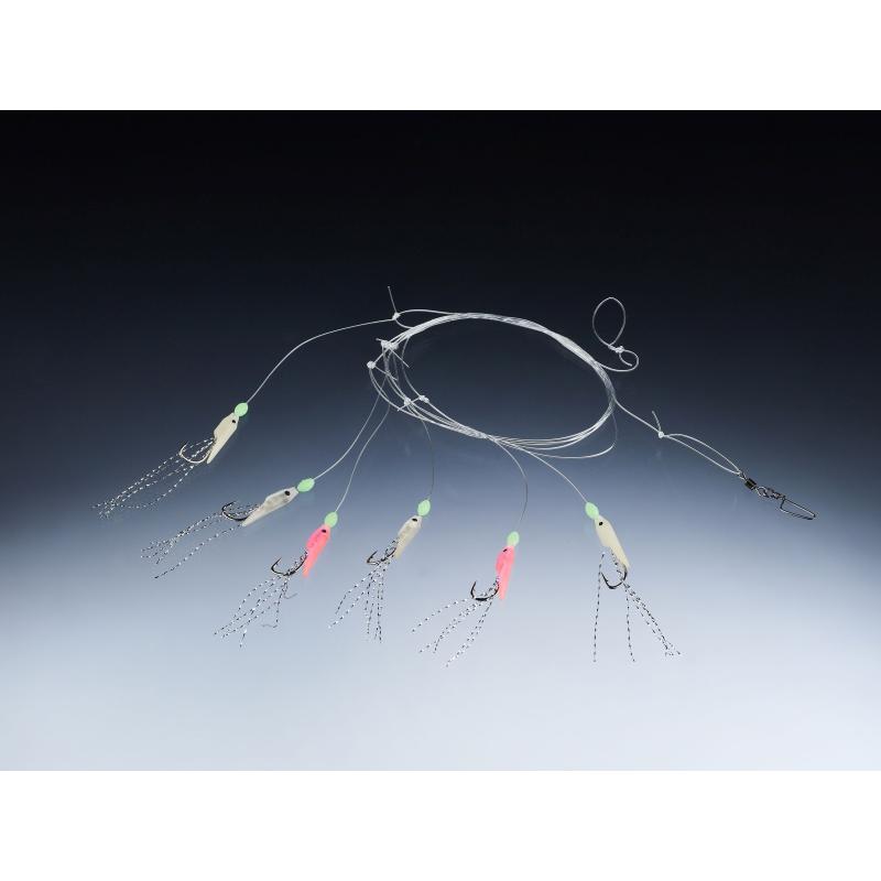 Balzer Edition Sea Makrelenvorfach Circle Haken 130cm 0,50/0,40mm 6x#4
