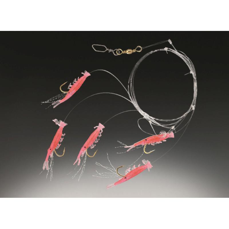 Produktbild Balzer Edition Sea Hering Mini Shrimp Rig pink 0,45/0,45mm 130cm 5x