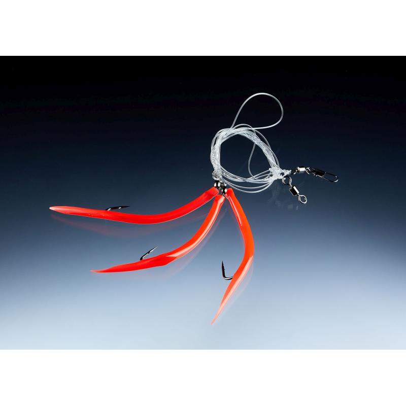 Balzer Gummi Makk System, japanrot, 5/0