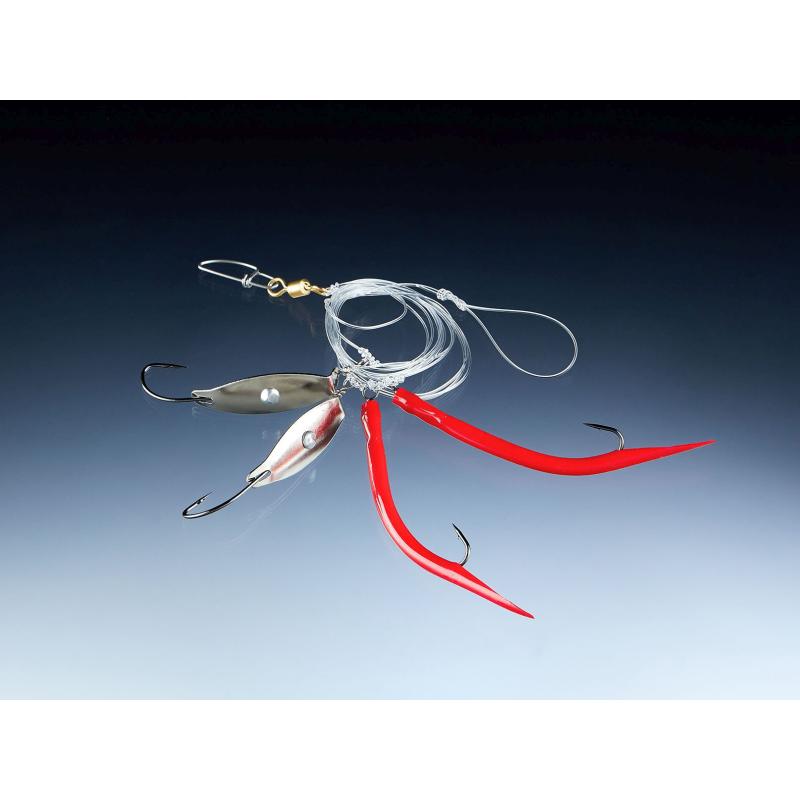 Produktbild Balzer Gummi Makk-Dorschblinker System, klein, 4 St&uuml;ck, japanrot