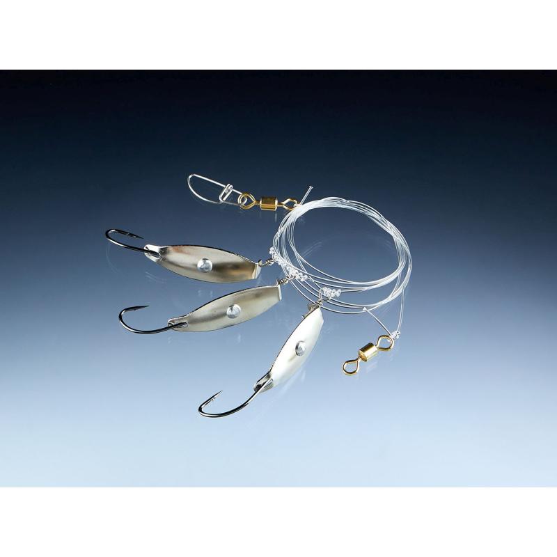 Balzer 71 Grad Nord Dorsch Blinker System mit 3 Dorschblinkern
