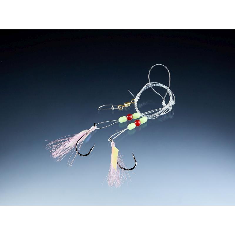 Balzer Cod-/Coalfish System, pink, mit 2 Haken