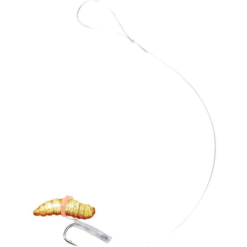 Balzer Trout Attack Bienenmaden Hair Rig 60cm 0,18mm #10