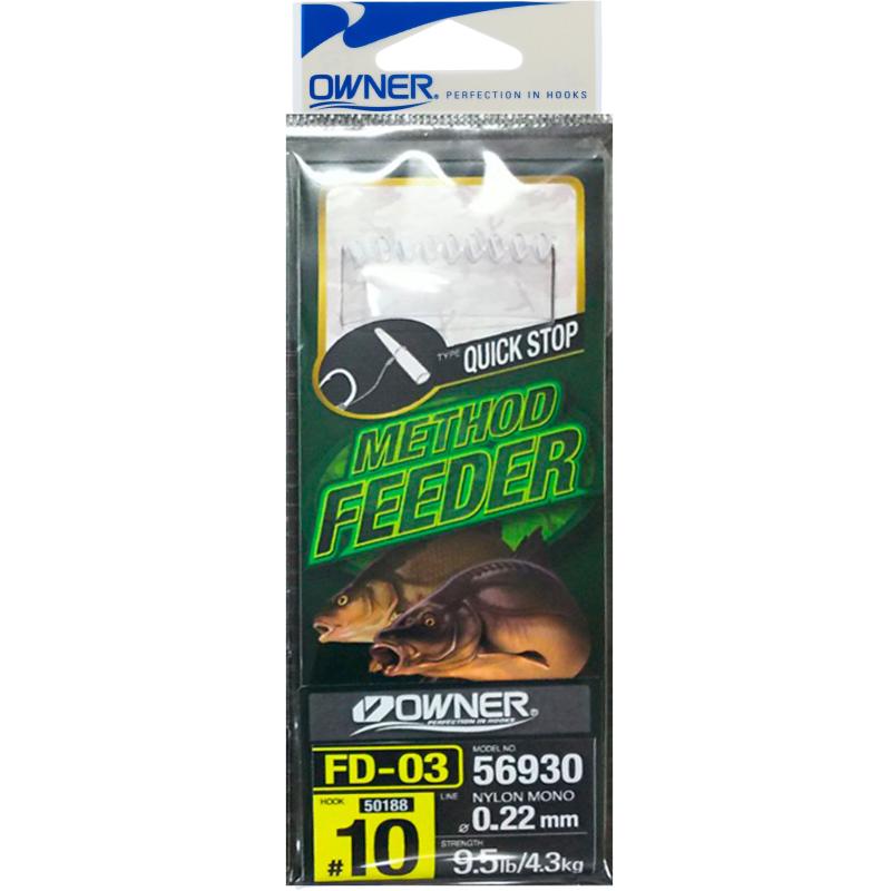 Balzer Owner Method Feeder Haken mit Quick-Stop/WH 0,22mm #8
