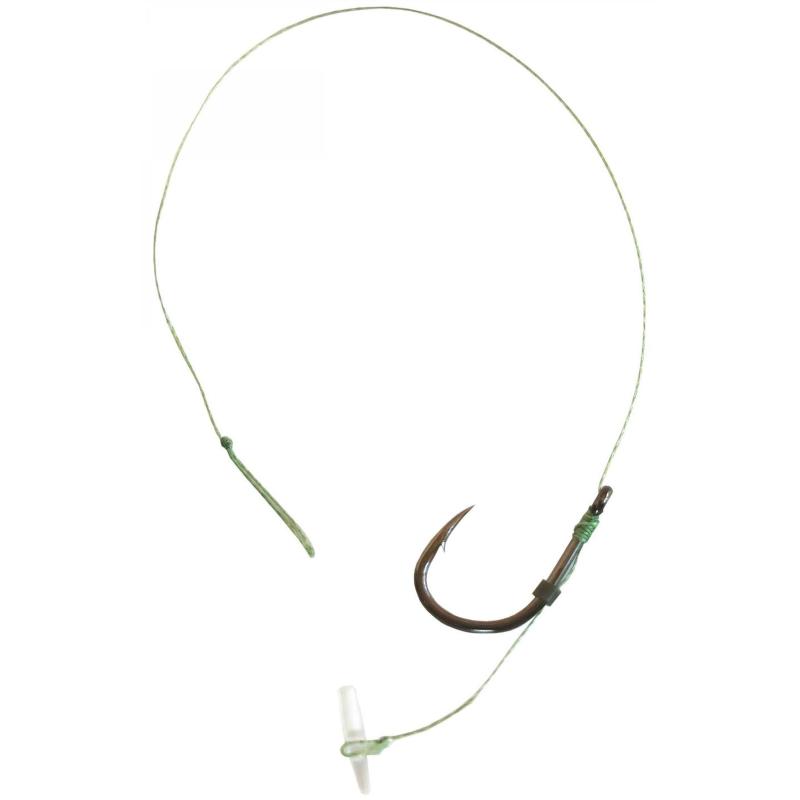 Balzer Owner Method Feeder Haken mit geflochtener Schnur und Quick Stop, #10