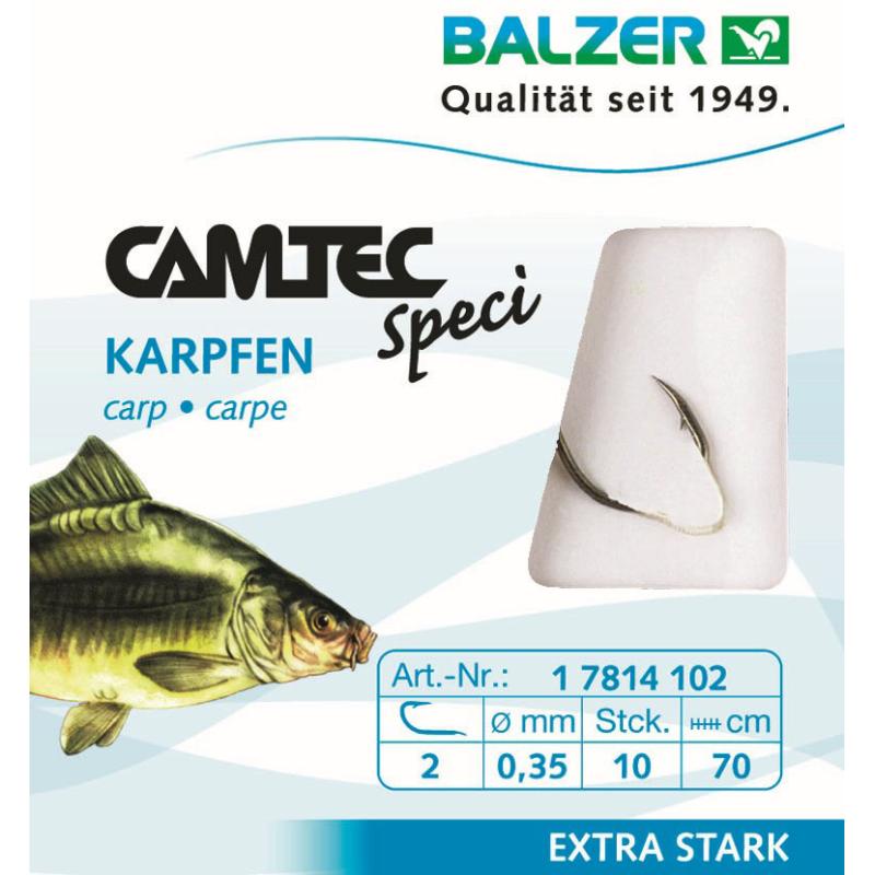 Balzer Camtec Speci Karpfen extra stark schwarz 70cm #8