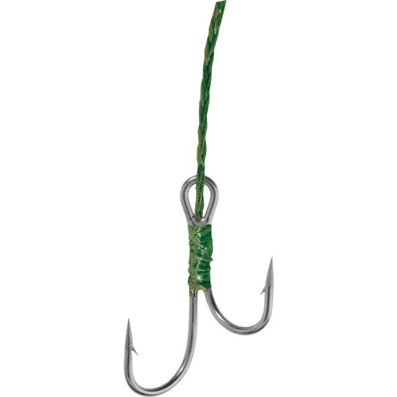 Balzer Camtec Speci Ryder Haken mit geflochtener Schnur, 80cm, #4, 0,12mm