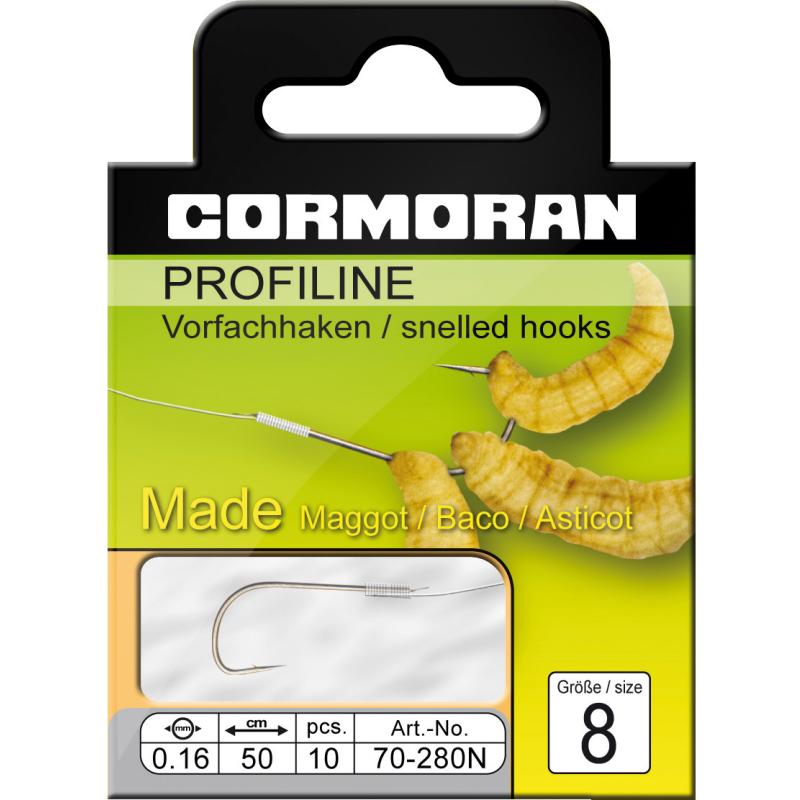 Cormoran PROFILINE Madenhaken nickel Gr.16 0,10mm
