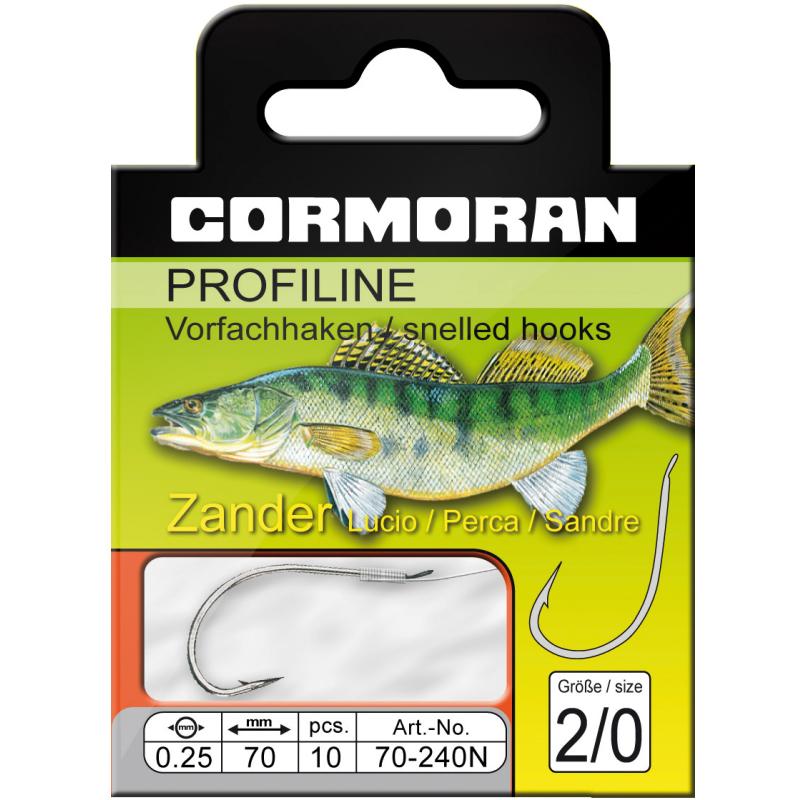 Produktbild Cormoran PROFILINE Zanderhaken nickel Gr.1 0,23mm