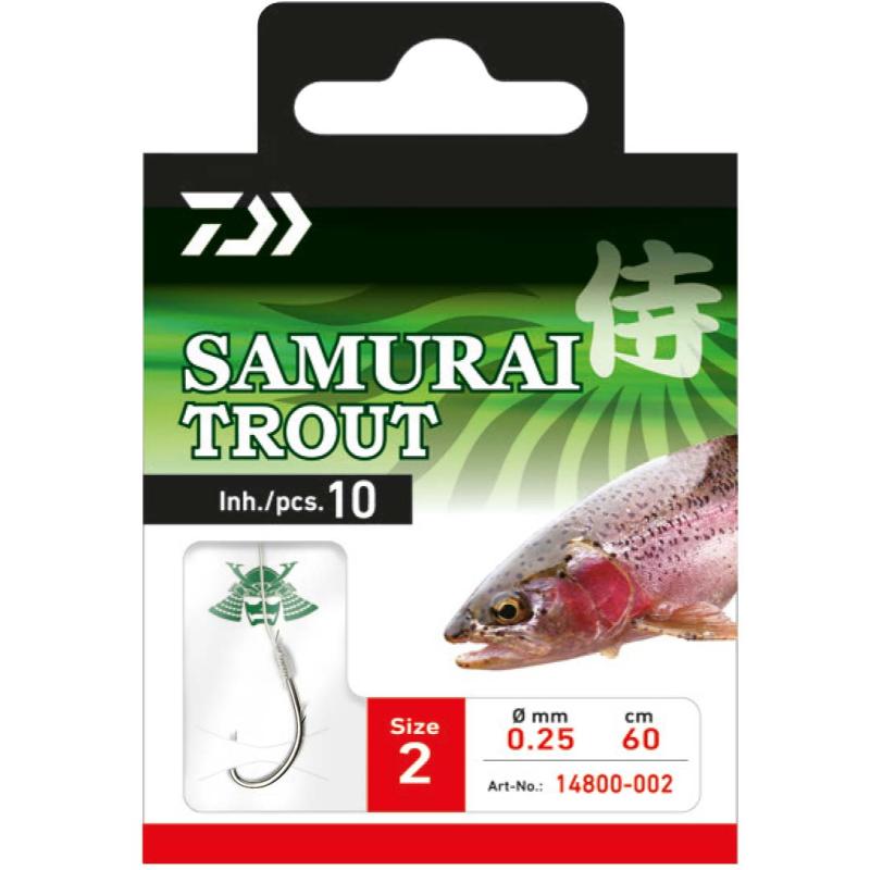 Daiwa Samurai Forellenhaken Gr.2 60cm