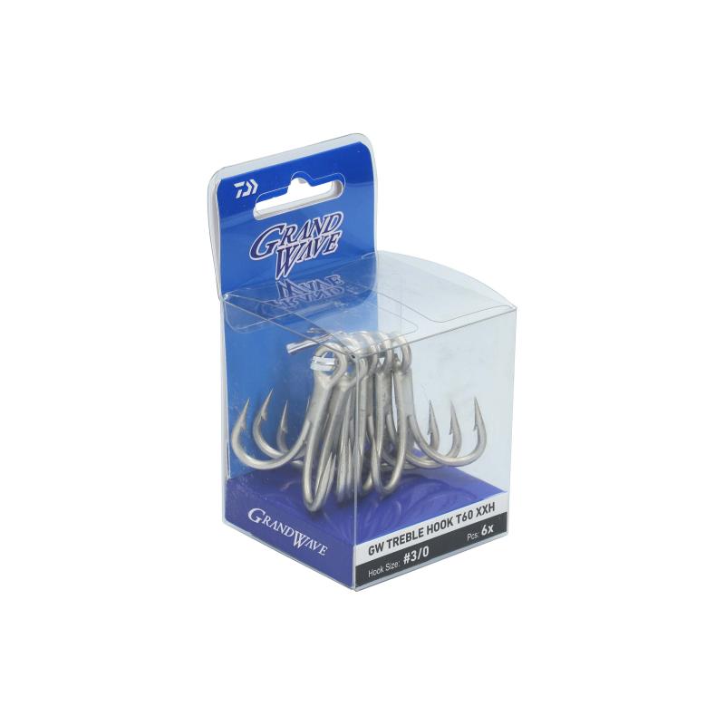 Daiwa GW XH TREBLE HOOK T60 #5/0