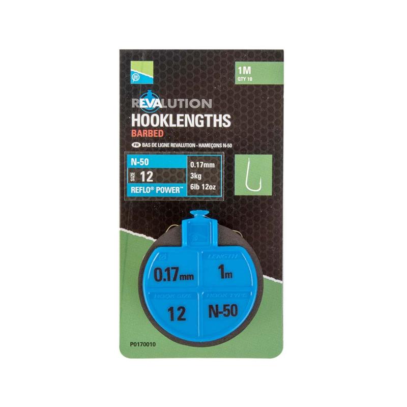 Produktbild Preston Revalution Hooklengths - N50 Size 16