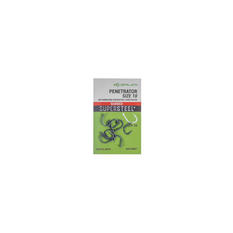 Korum Penetrator Hook Size 10 Barbless