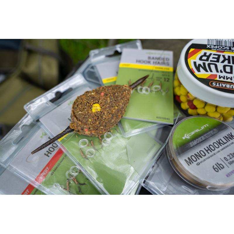 Korum Banded Hook Hairs - Barbless 8