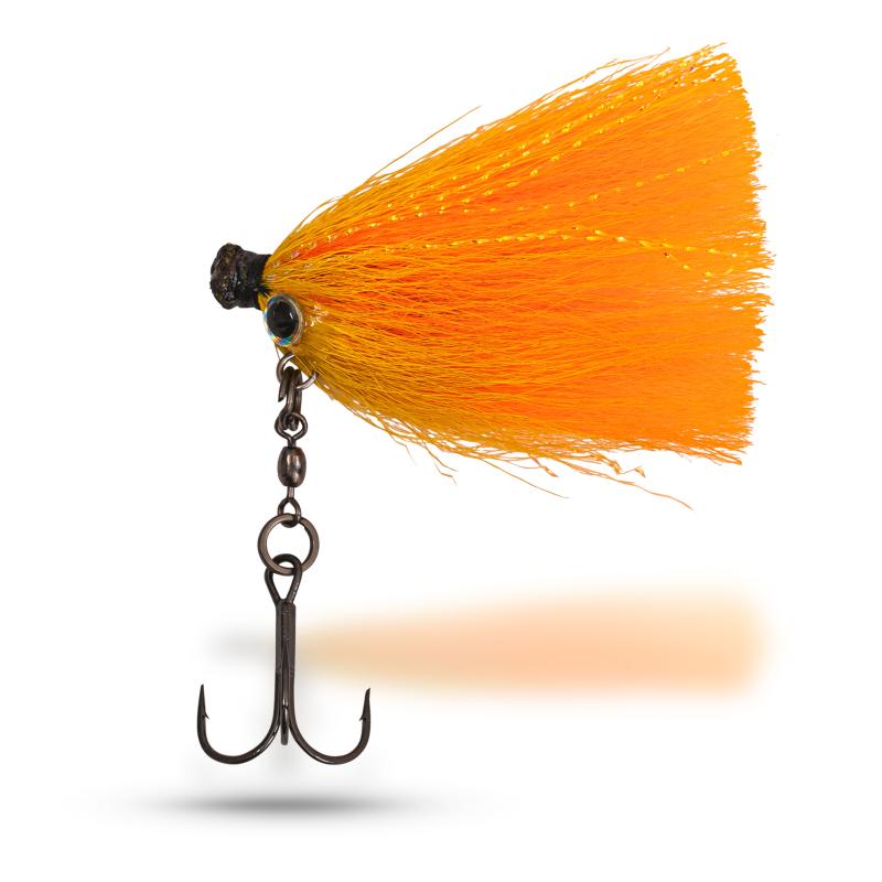 Zebco 10g 6cm Mouse Jig Head red/yellow #2