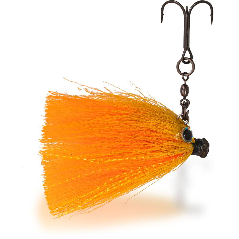 Zebco 10g 6cm Mouse Jig Head red/yellow #2