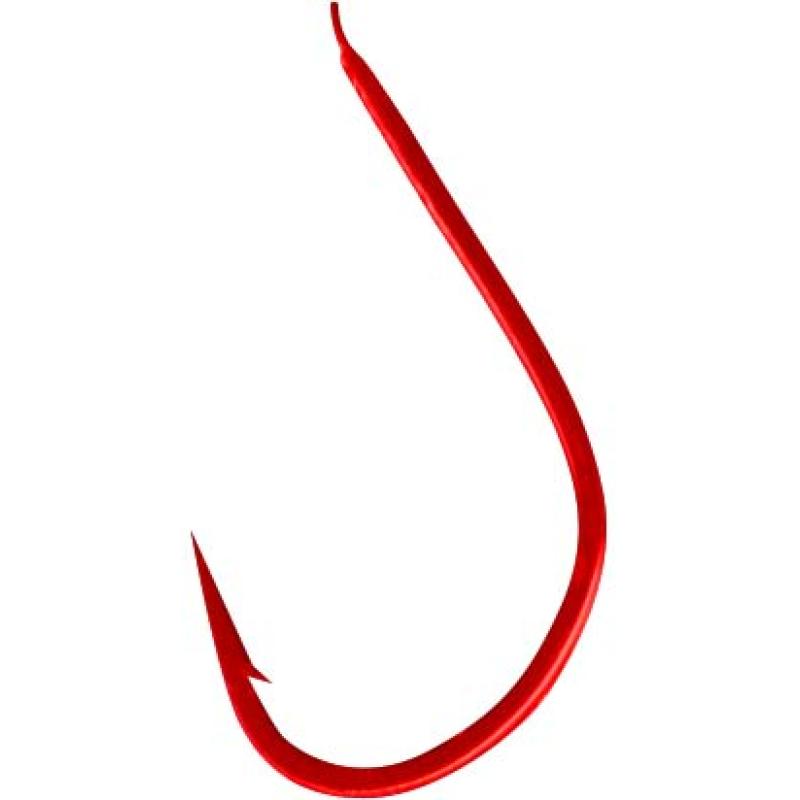 FTM Haken S.22 rot gebunden Gr.04 /0,18 mm Fluocarbon