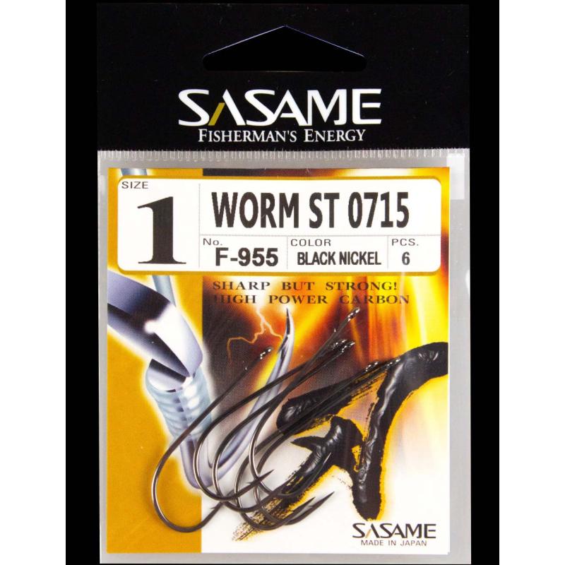 Sasame Haken Sasame Worm 0715 Gr. 1