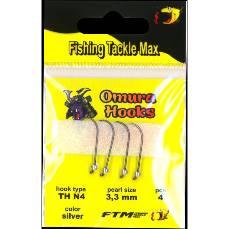 Omura Omura Hook TH N4 silver 3,3mm 0,39gr 4 St&uuml;ck