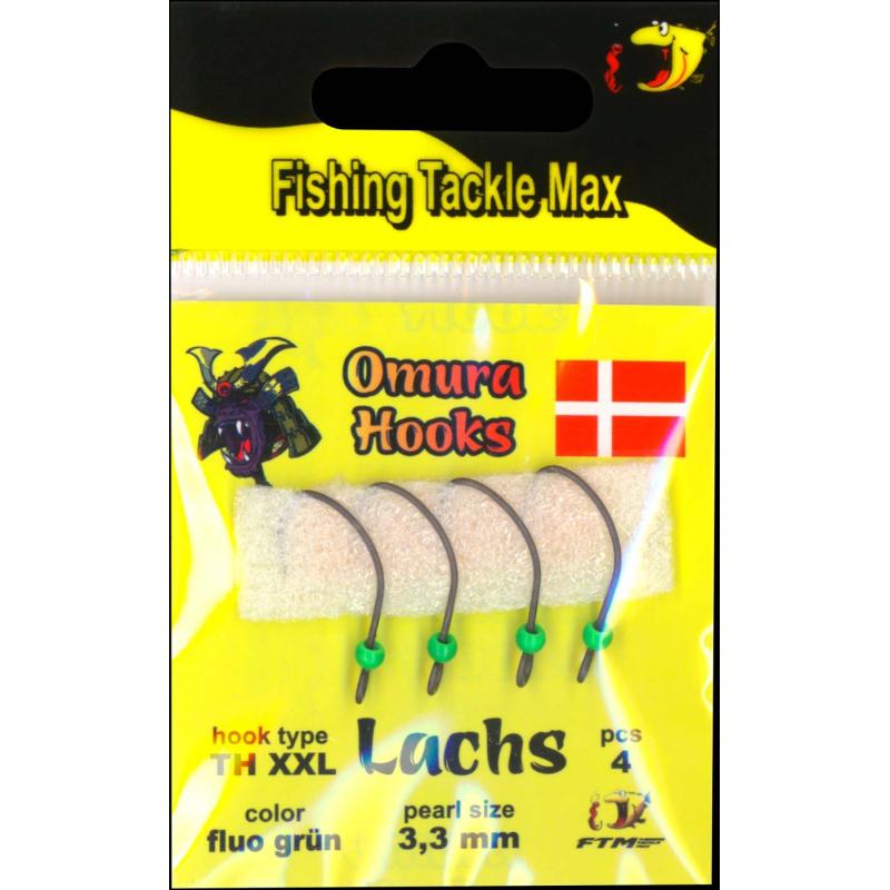 Omura Omura Hook TH XXL fluo gr&uuml;n 3,3mm 0,42gr 4 St&uuml;ck