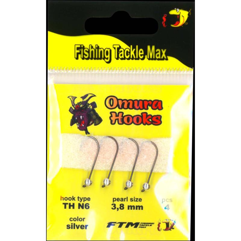 Produktbild Omura Omura Hook TH N6 silver 3,8mm 0,53gr 4 St&uuml;ck