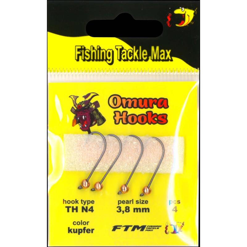 Omura Omura Hook TH N4 kupfer 3,8mm 0,58gr 4 St&uuml;ck