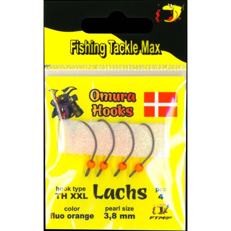 Produktbild Omura Omura Hook TH XXL fluo orange 3,8mm 0,59gr 4 St&uuml;ck
