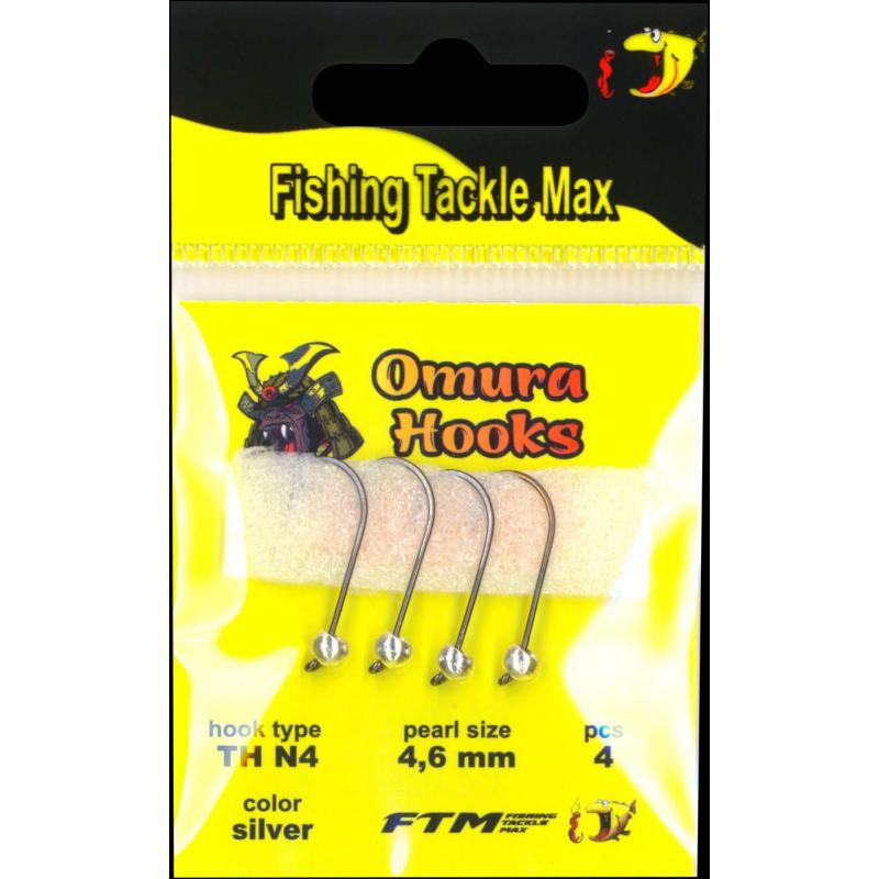 Omura Omura Hook TH N4 silver 4,6mm 0,80gr 4 St&uuml;ck