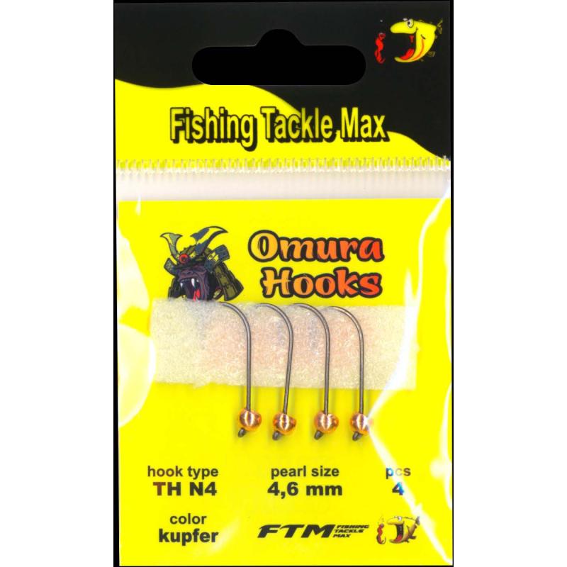Omura Omura Hook TH N4 kupfer 4,6mm 0,80gr 4 St&uuml;ck