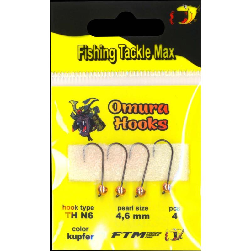 Produktbild Omura Omura Hook TH N6 kupfer 4,6mm 0,76gr 4 St&uuml;ck