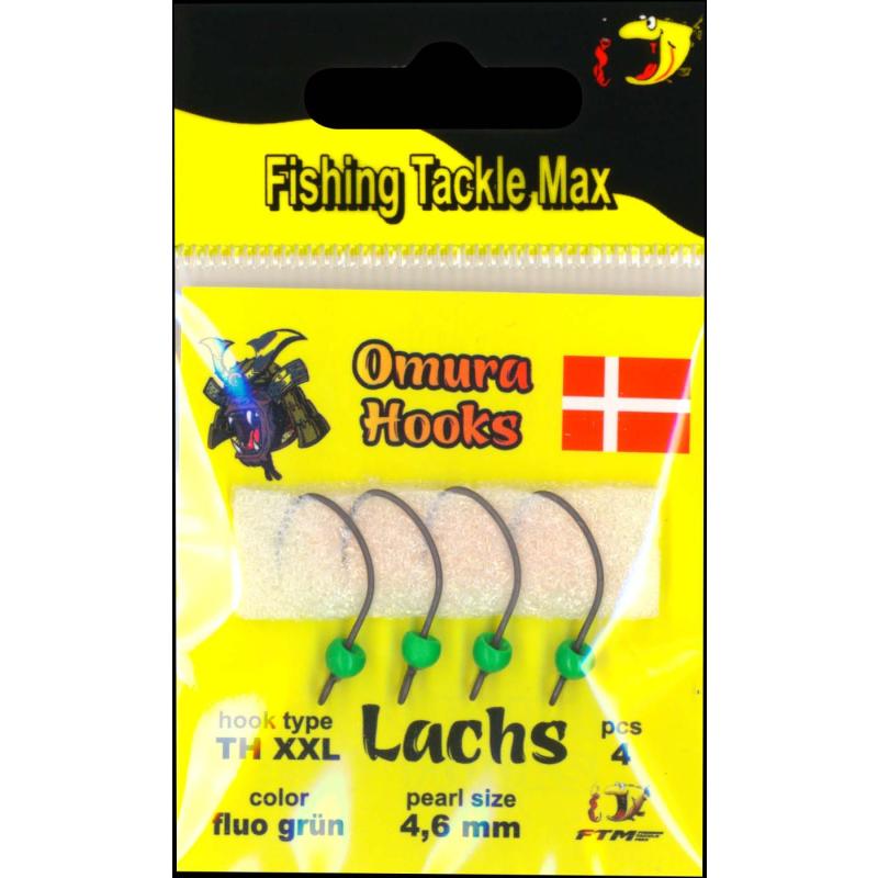 Produktbild Omura Omura Hook TH XXL fluo gr&uuml;n 4,6mm 0,82gr 4 St&uuml;ck