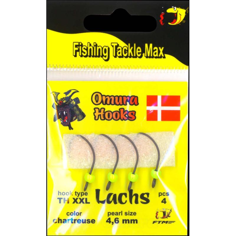 Produktbild Omura Omura Hook TH XXL chartreuse 4,6mm 0,82gr 4 St&uuml;ck