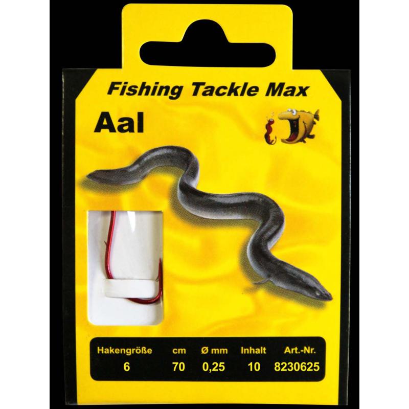 Fishing Tackle Max Haken geb. Aal 06 / 0,25&Oslash; Inh.10 Stk.