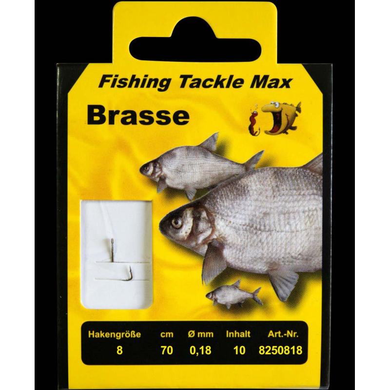 Produktbild Fishing Tackle Max Haken geb. Brassen 08 / 0,18&Oslash; Inh.10 Stk.