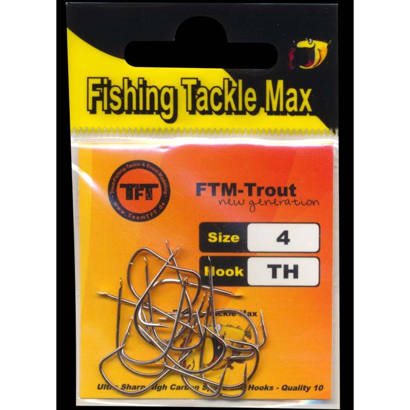 Fishing Tackle Max Haken lose Teig Gr. 4 Inh.15 Stk.
