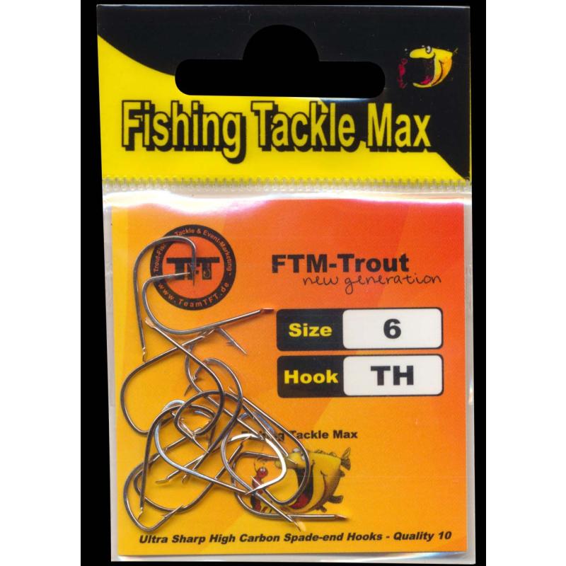 Fishing Tackle Max Haken lose Teig Gr. 6 Inh.15 Stk.