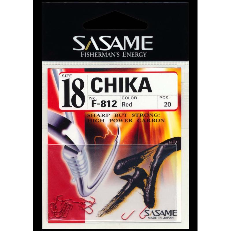 Produktbild Sasame Haken Chika rot Gr. 18 / F-812