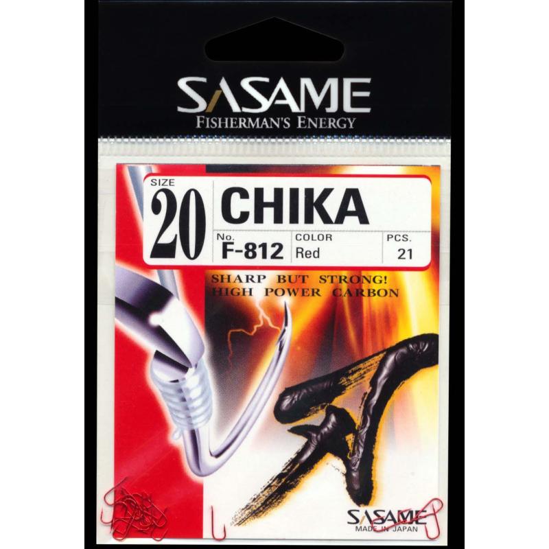 Produktbild Sasame Haken Chika rot Gr. 20 / F-812