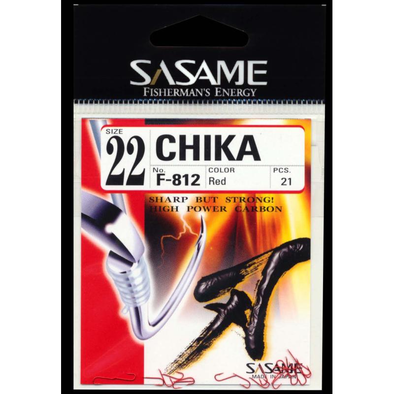 Produktbild Sasame Haken Chika rot Gr. 22 / F-812