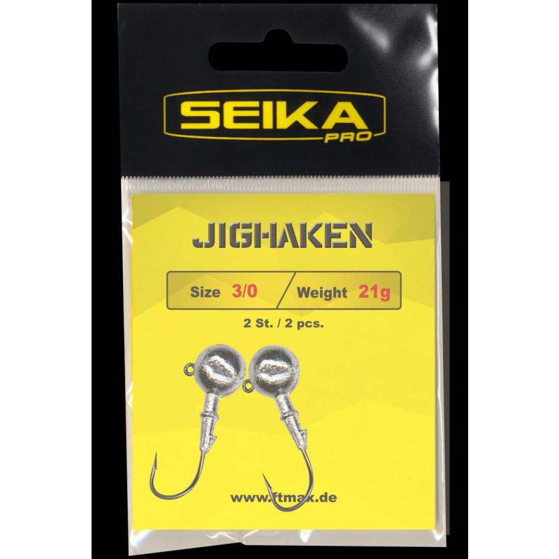Seika Pro Jigk&ouml;pfe 21 gr. Gr&ouml;&szlig;e 3/0 Inh.2 Stk.