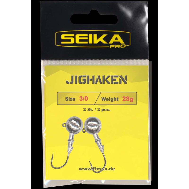 Seika Pro Jigk&ouml;pfe 28 gr. Gr&ouml;&szlig;e 3/0 Inh.2 Stk.