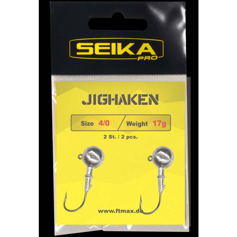 Seika Pro Jigk&ouml;pfe 17 gr. Gr&ouml;&szlig;e 4/0 Inh.2 Stk.