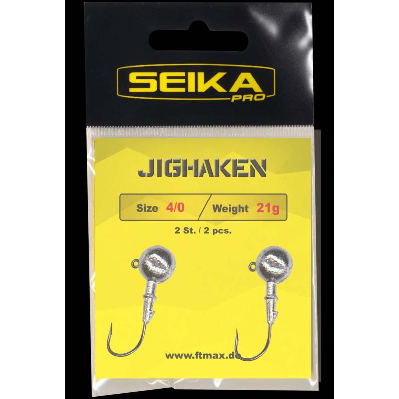 Seika Pro Jigk&ouml;pfe 21 gr. Gr&ouml;&szlig;e 4/0 Inh.2 Stk.