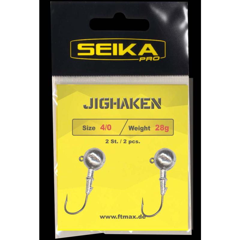 Seika Pro Jigk&ouml;pfe 28 gr. Gr&ouml;&szlig;e 4/0 Inh.2 Stk.